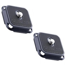 2 PCS ArcaType Quick Release Plates Camera Tripod Adapter Monopod Slider