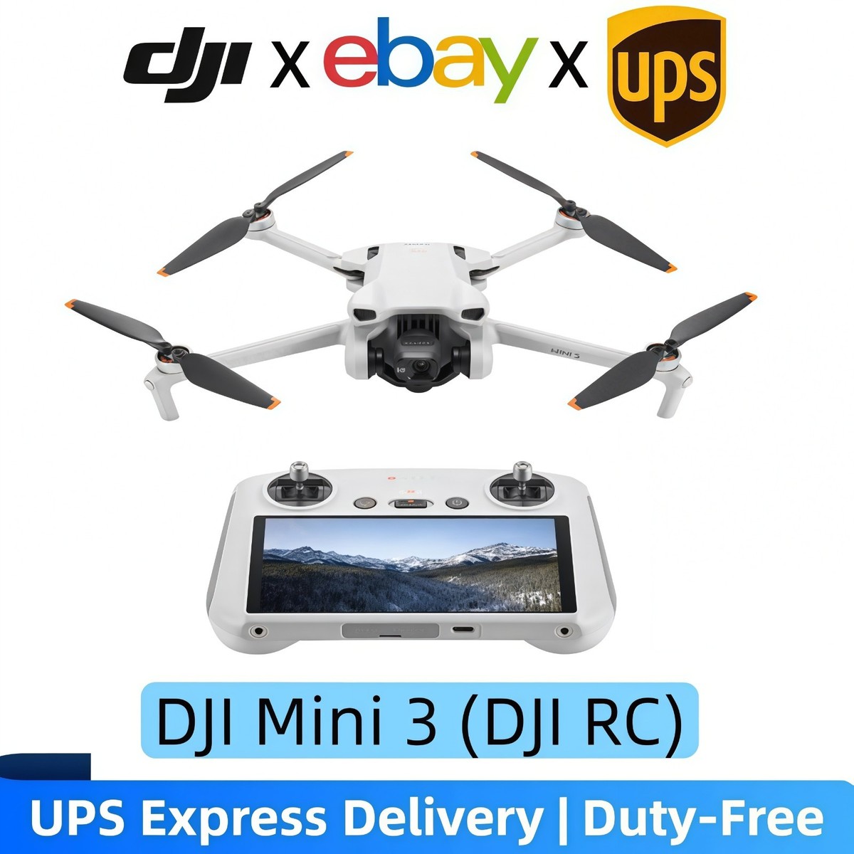DJI Mini 3 Drone with DJI RC – Lightweight 4K HDR Camera Flight