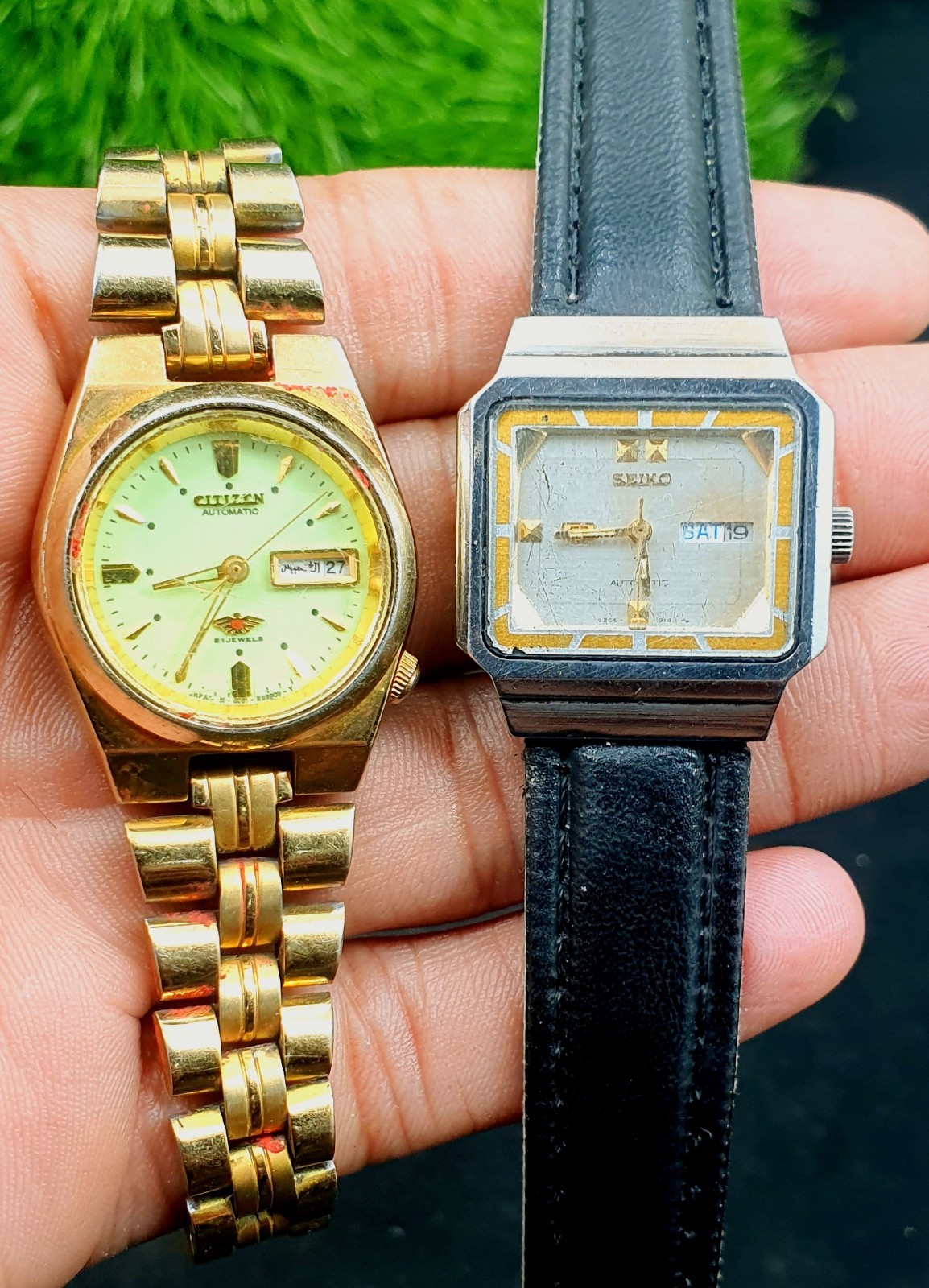 Lot Woman 2 Of Ma Seiko Watches Citizen Japan & Automatic Vintage Day Date Wrist - VintageWatches.PK Lot Woman 2 Of Ma Seiko Watches Citizen Japan & Automatic Vintage Day Date Wrist - vintagewatches.pk