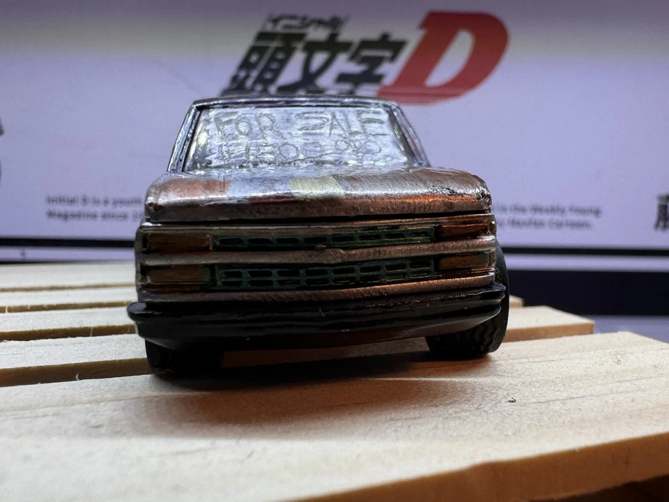 Camión Chevy 1500 Track Aces Hot Wheels Obs suelto oxidado granero encontrar pátina  Foto 4 de 4