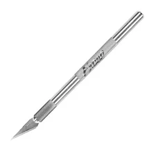 Precision Hobby Knife w/ Sharp Steel Blade – X-Acto Style Craft Cutting Tool
