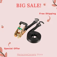 Comfort Grip 4Pk 1" x 14' Ratchet Tie Down Straps - Ultimate Cargo Control