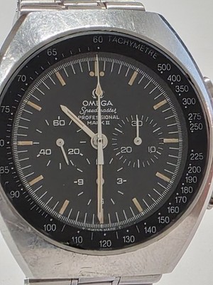 Men's Omega Speedmaster Mark II Ref. 145.014 41mm Black Dial Watch Serviced