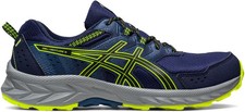 Asics Gel Running Shoes Gel Venture 9 Peacoat/Yellow Mesh Trainers UK 7.5 - 10.5