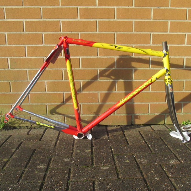Tommasini Tecno NOS Frame set Air forks unbuilt .