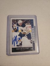 2018-19 Upper Deck O-Pee-Chee Glossy Rookies Casey Mittelstadt #R-5 (RC) AUTO