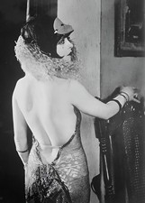 CLARA BOW in a Bare Back Dress - 1920s Image - 5 x 7 in Print