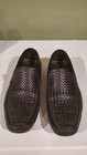 Salvatore Ferragamo Woven Leather Slip On Loafers Size 7.5  — photo 1