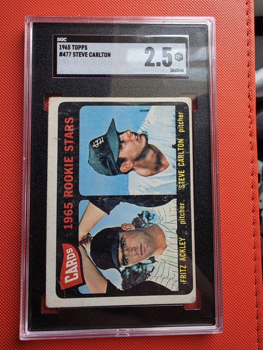 1965 Topps - Fritz Ackley Steve Carlton #477 for sale | eBay
