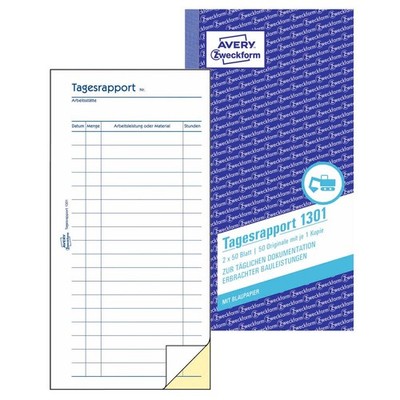 AVERY Zweckform Tagesrapport Formularbuch 1301, 1 St.