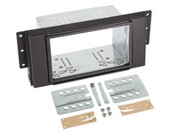 Autoradioblende Einbaurahmen 2-DIN Schwarz FüR Land Rover Range Rover Sport