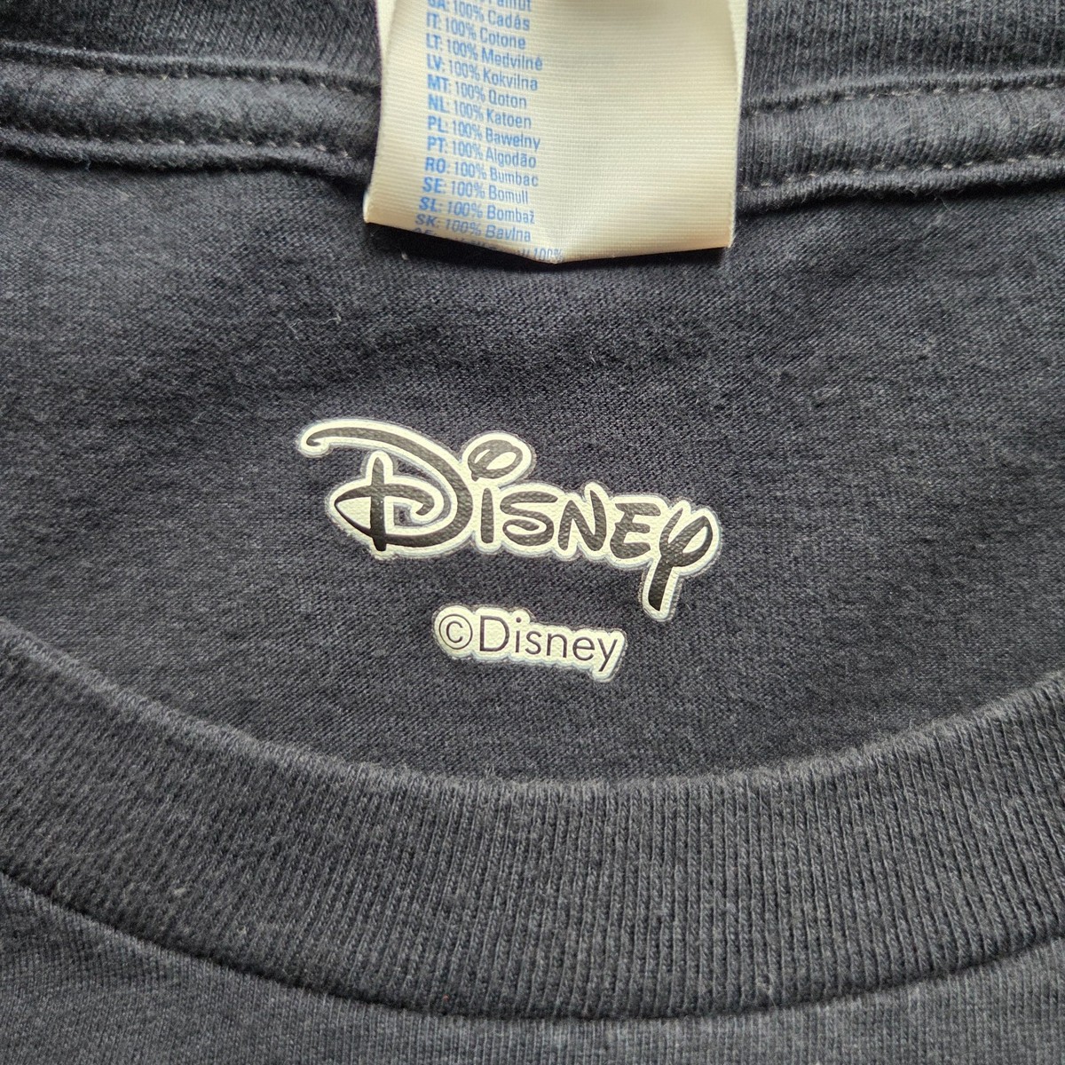 Men's XL Disney The Little Mermaid Ursula Sea Witch Graphic Black Tee T Shirt View 2