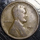 1911 Lincoln Wheat Penny 1c Us Coin Philadelphia Mint