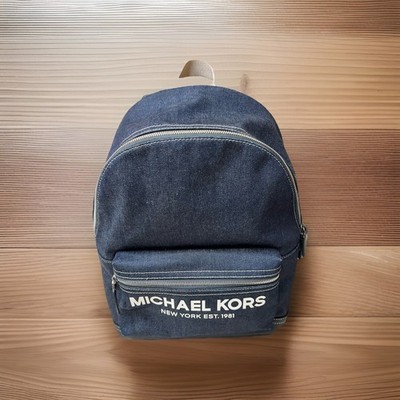 Michael Kors “Cooper” Denim Backpack | eBay display picture 1