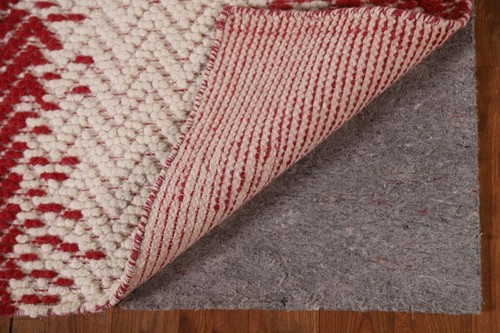 Chevron Moroccan Style Area Rug 5x7 Ft Handmade Indian Wool Carpet Bedroom Rug - Picture 8 of 19