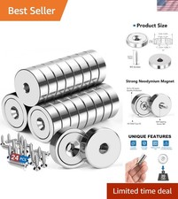 24 Pack of Strong Neodymium Magnets - 20lbs Pull Force Corrosion-Resistant