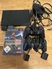 Sony PlayStation 2 Slim Konsole mit 2 Controller und Spiel Und 2x Memory Card
