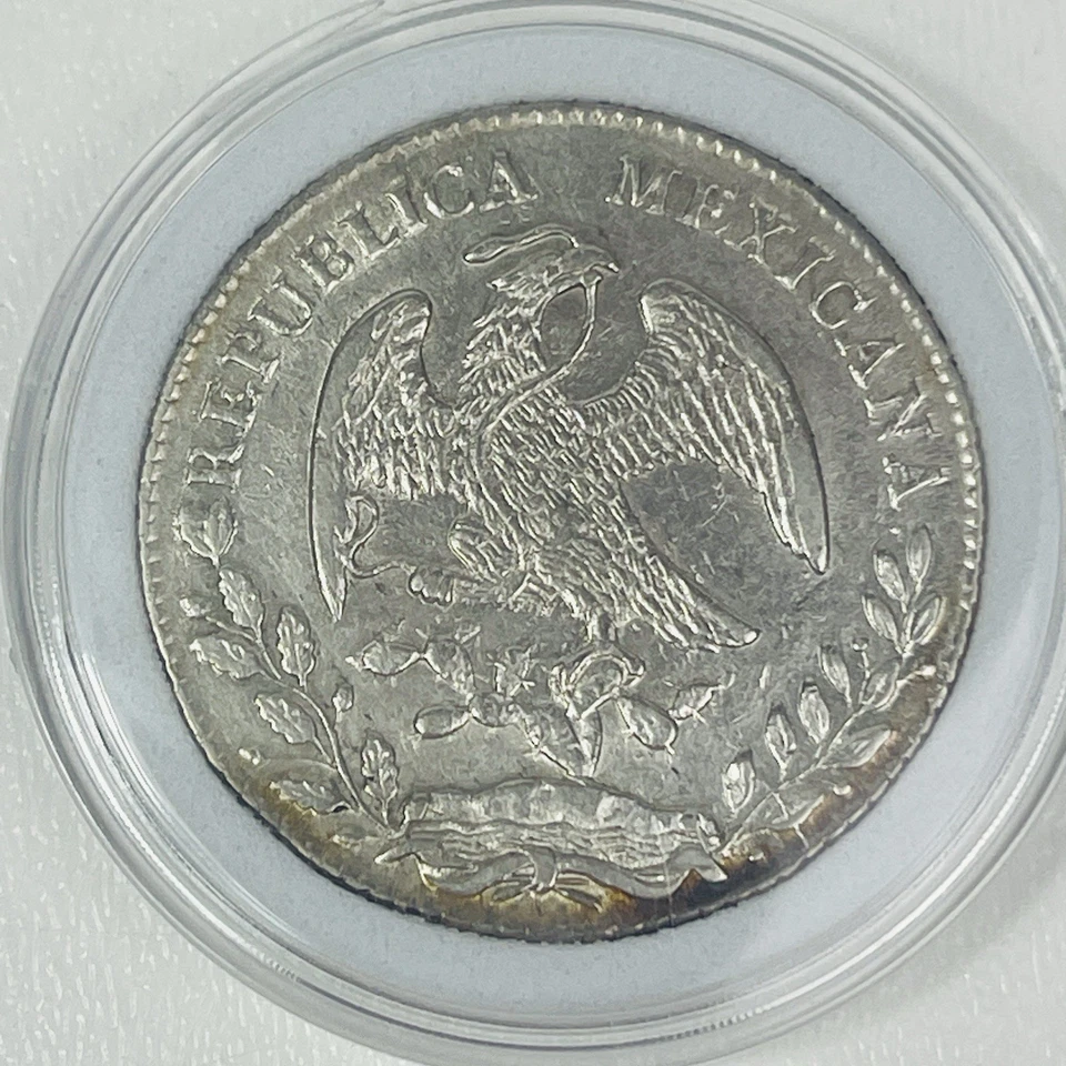 1878 MH Mexico 8 Reales Mexico City Mint Libertad Cap And Rays - Image 2 of 4