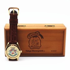 Disney Donald 65th Anniversary Automatic Watch 35mm Brown Leather Limited 2000