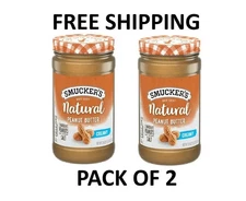Smucker’s Natural Creamy Peanut Butter, 26 Oz. Jar Pack OF 2 With Free Shipping