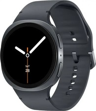 Samsung Galaxy Watch8 Aluminum Smartwatch 44mm Graphite with Black Sport Band