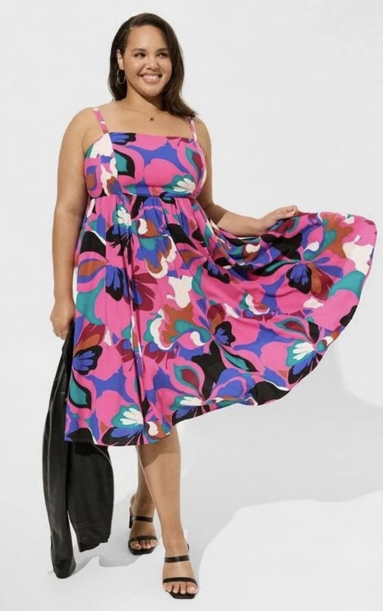 LC WAIKIKI Jupe Évasée Imprimée en Viscose pour Femmes -W1IV45Z8-LQJ