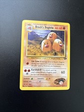 Pokémon Tcg Brock’s Dugtrio 22/132 Gym Challenge LP-NM Non-Holo Rare