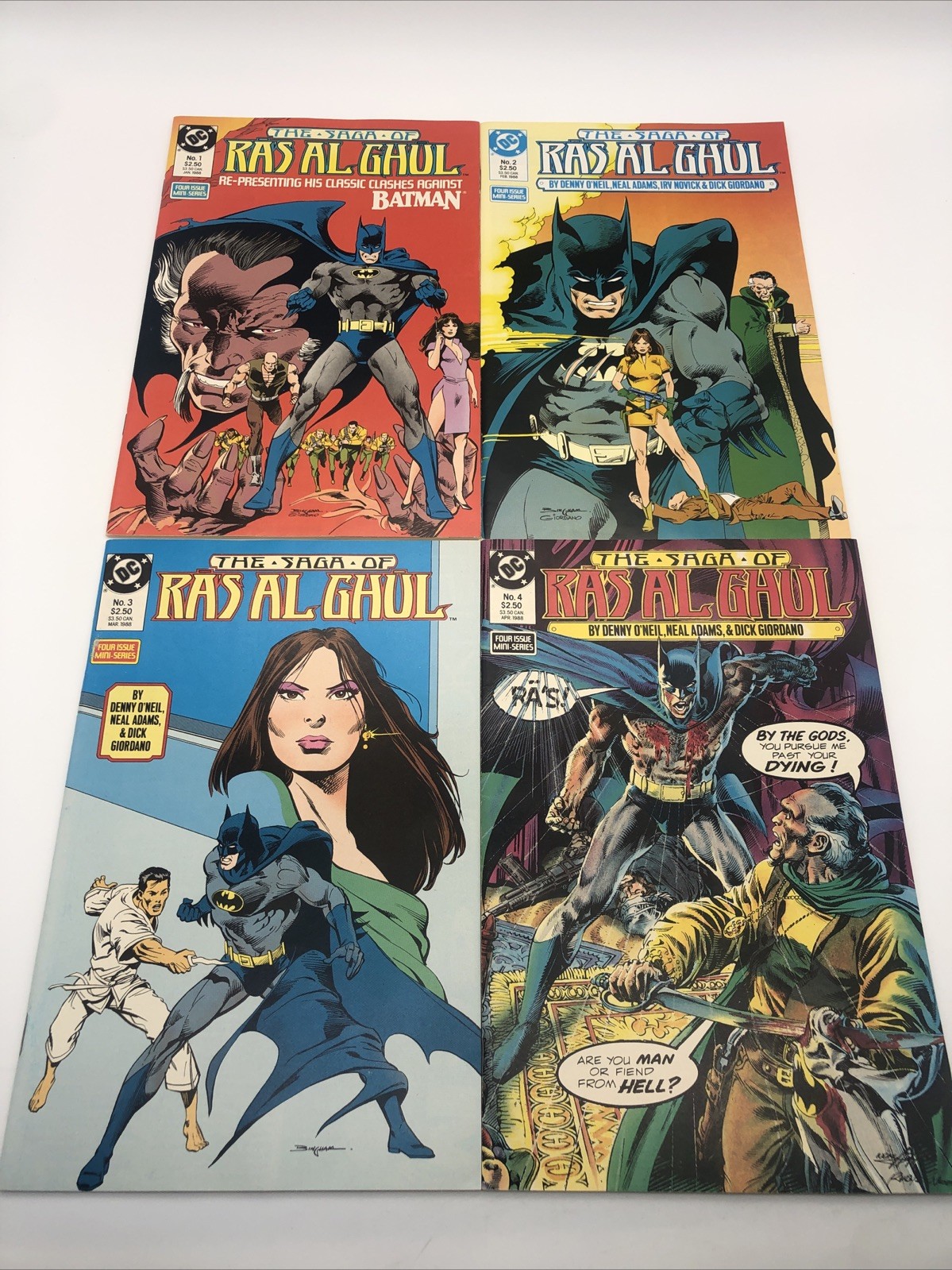 Saga of Ras Al Ghul 1-4 Copper Age Batman Complete Series | eBay