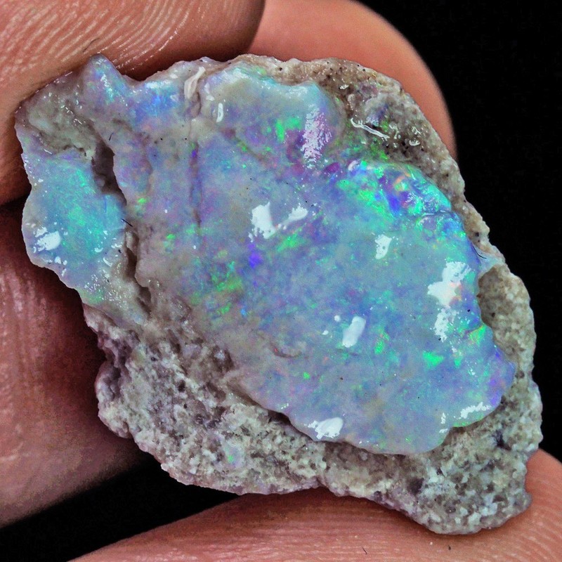 6.95Ct Australian Natural Opal Facet Rough Specimen UYON377