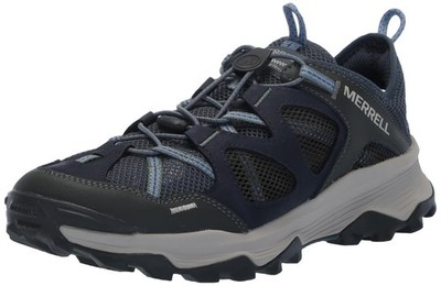 Merrell Men's SPEED STRIKE LEATHER SIEVE Sport Sandal, Slate, 7