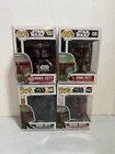 Funko Pop Star Wars Boba Fett Lot Of 4 With Exclusive
