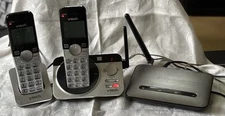 VTech CS5229-2 DECT 6.0 2-Handset Cordless Phone RD4 W/US Cellular Home Base