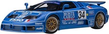 AUTOart 1/18 Bugatti EB110 SS 1994 34 Le Mans 24 Hours Race Blue 89417  New