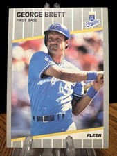 1989 Fleer Baseball #277 George Brett Kansas City Royals