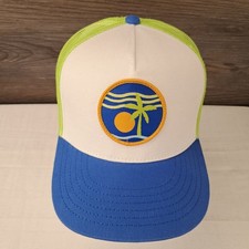 Palm Tree Hat Cap Youth Kids Boys Adjustable Snapback Trucker Meshback