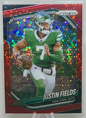 JUSTIN FIELDS 99/99 SP 2025 Panini Prizm RED NO HUDDLE #218 New