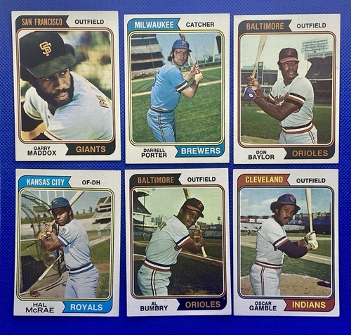 1974 Topps Partial Set (358/660) EX-MINT. PS742 - Picture 3 of 3