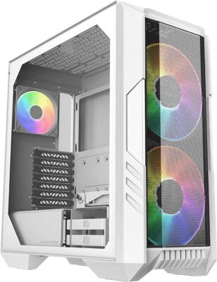 Cooler Master HAF 500 High Airflow MidTower Dual 200mm ARGB Lüfter Hartglas