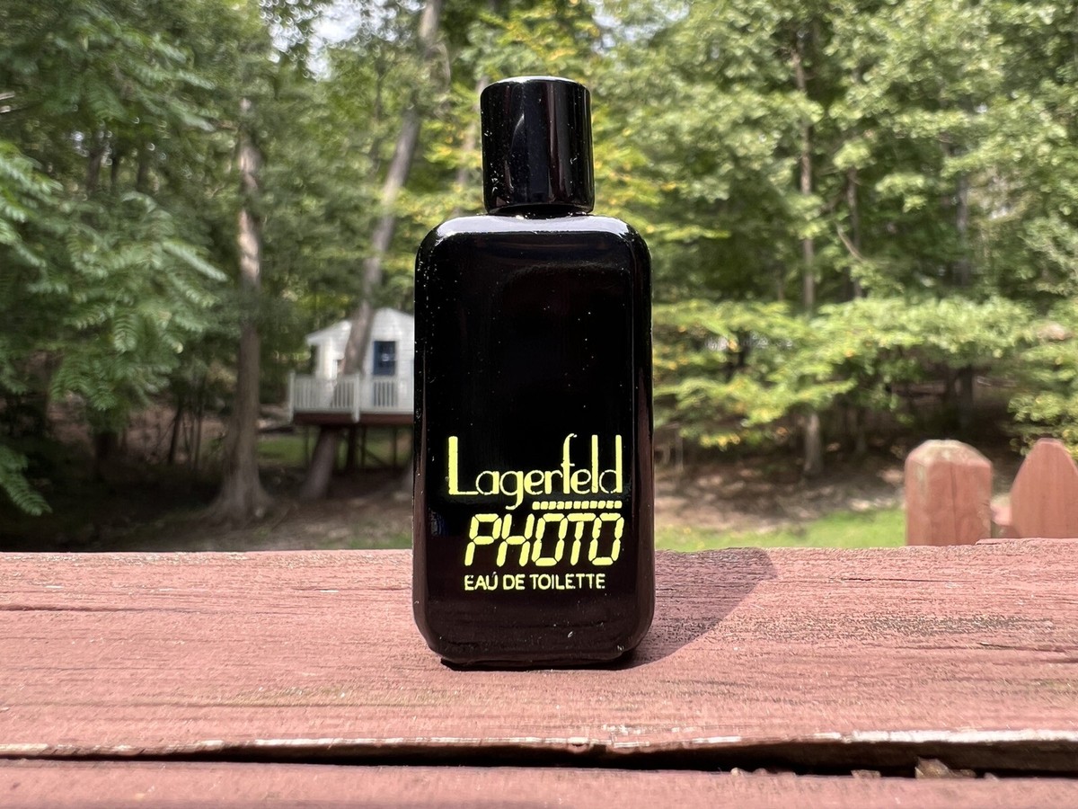 Karl Lagerfeld PHOTO Eau de Toilette PARFUM mini splash,USA