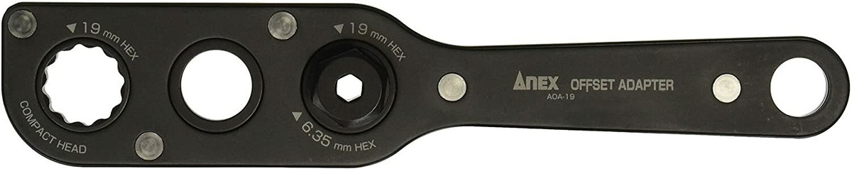 ANEX Offset Adapter 19 Multi-Set AOA-19S2 - DE