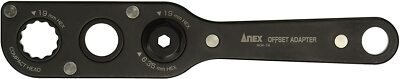 ANEX 19mm SOCKET & 1/4'' SHANK BIT OFFSET ADAPTER AOA-19 From Japan New