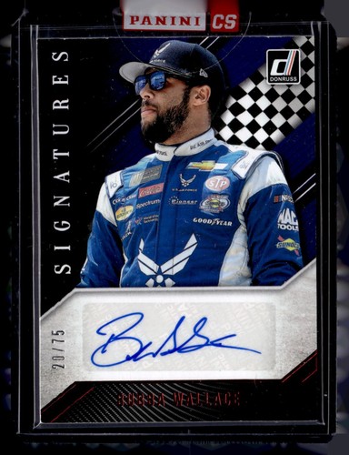 2019 Panini Donruss Racing Signaturen LSS-BW Bubba Wallace/75 Autogramm Auto