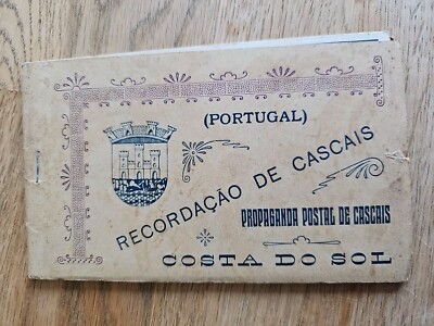 Mappe mit Ansichtskarten Portugal Recordacao de Cascais - Costa do Sol um 1920