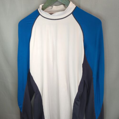 Tesla Shirt Mens XL Active Stretch Compression Polyester Longsleeve - Picture 2 of 9