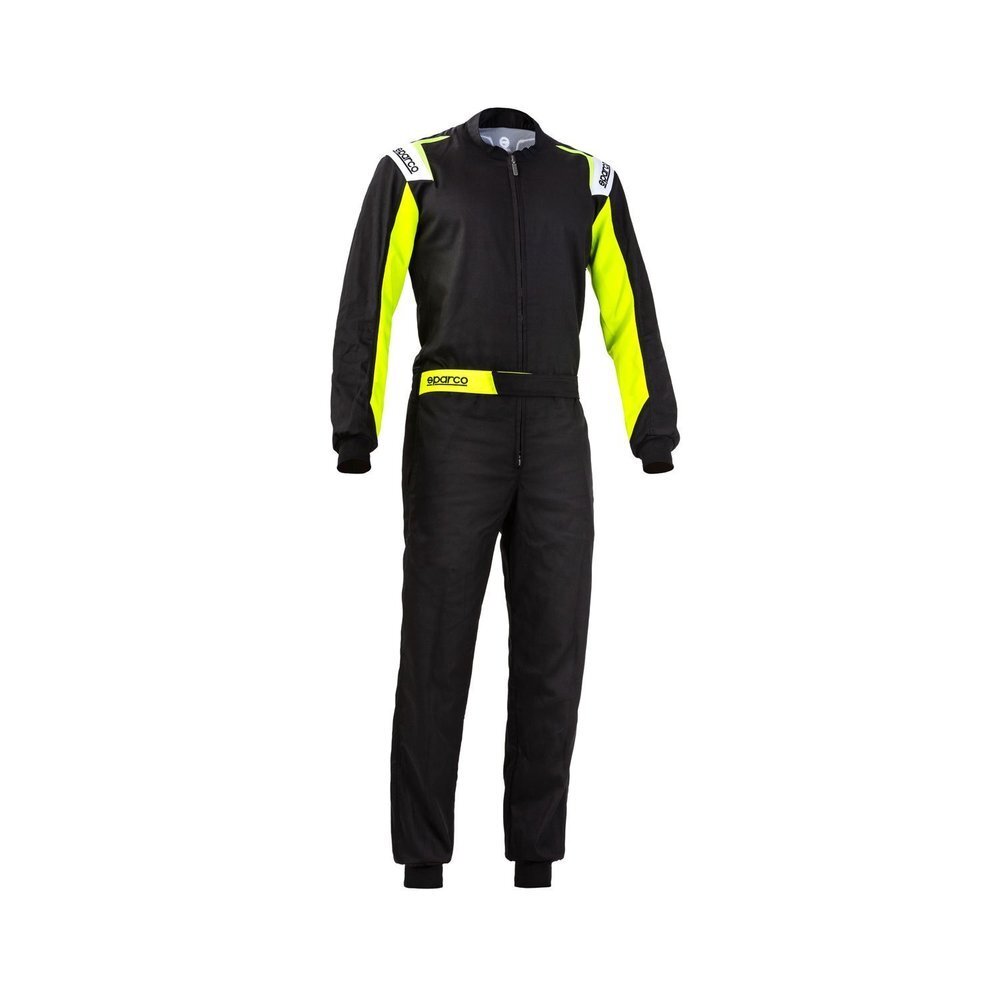 Sparco ROOKIE Kart Karting Auto Racing Suit black yellow - size M | eBay