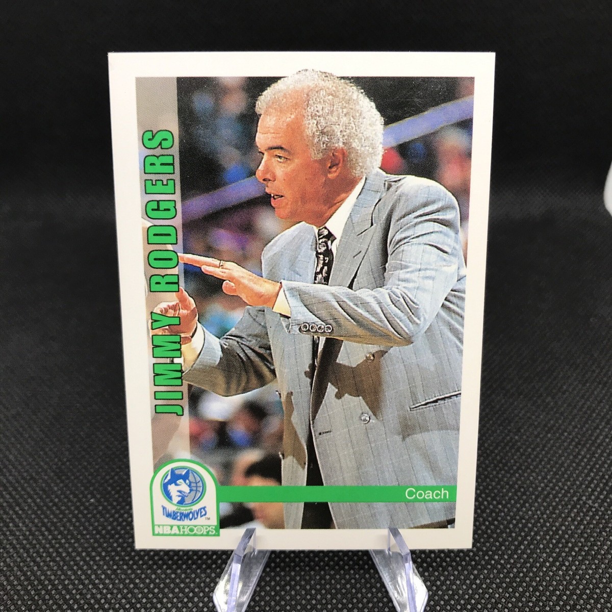 Jimmy Rodgers, Coach, Minnesota Timberwolves, 1992 Skybox NBA