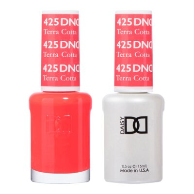 DND Nail Polish Gel & Matching Lacquer Set 425 Terra Cotta