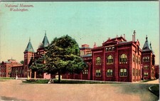 National Museum Washington D.C Antique Postcard Divided Back (c. 1907-1915)