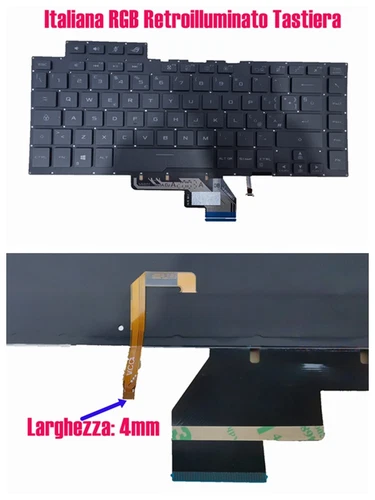 Italiana RGB Tastiera per Asus GX502G GX502L GU502G GU502L GA502I GA502D