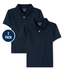 4 Pack Childrens Place Boys School Uniforms 2 Navy  2 White Shirt Size XXL 16